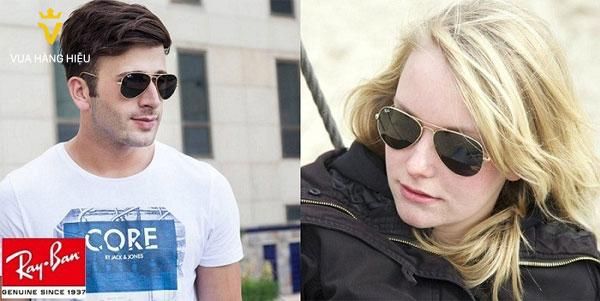 K&iacute;nh M&aacute;t Rayban Aviator RB3025 L0205 58-14 Xanh Green